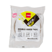 Скотч 2 сторон. 12мм*9 м, 80мкм