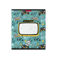 Тетрадь А5 12л кл. Erich Krause "Gamepad" MIX-PACK