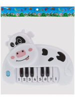 Пианино 20*17см "Коровка" батарейки  2*АА не в компл