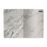 Записная книжка А5  40л. картон, мягк.пер. "Carrara" кл.