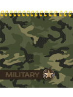 Блокнот А6  40л "Маскировка" гребень