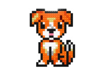 Конструктор 2D пластм. 474 дет. А5 "Собака"