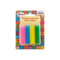 Свечи для торта "Ассорти" 24шт