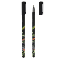 Ручка шар. Феникс+ "Камуфляж" синяя, 0,5мм., софт тач