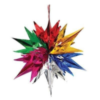 Украшение фольгированное "Звезда" 33*30см