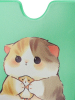 Обложка для пропуска/проездного "Пушистые друзья" ПВХ