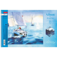 Альбом А4 24л  гребень "Красота вокруг нас", перфорация на отрыв,  пл. 100 гр/м