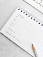 Планинг недат. 165*85мм  64л., гребень "Береза" мат.лам., выб.УФ-лак