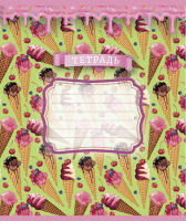 Тетрадь А5 12л кл. ПЗБМ "Пироженка" выб.УФ-лак, белизна 100%