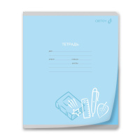 Тетрадь А5 12л лин. Светоч пласт.обл. "Царство знаний"