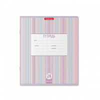 Тетрадь А5 24л кл. Erich Krause "Optima Stripes" ассорти