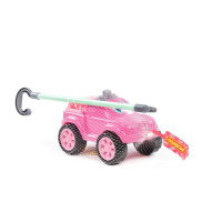 Каталка на палочке "Машинка Боби" розовый