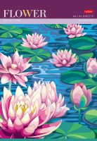 Тетрадь А4  80л кл. скоба Hatber "Палитра природы" глянц.лам., тиснение