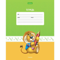 Тетрадь А5 12л лин. Hatber "Зоосад", белизна 92%