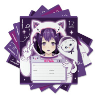 Тетрадь А5 12л кл. Erich Krause "Space Anime" выб. УФ-лак, глиттер MIX-PACK