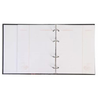 Книга для кулинарных рецептов А5  80л., на кольцах, тв.обл. "Модная еда"