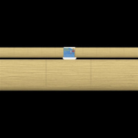 Бумага флористическая 50*250 140 г/м рулон креп Кремовая