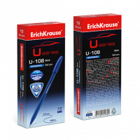 Ручка шар. ЕК ULTRA GLIDE ORIGINAL STICK U-108 синяя, тонир.корп.1мм