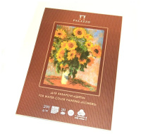 Планшет для акварели  А4 20л. "Палаццо. К.Моне. Цветы" с хлопком