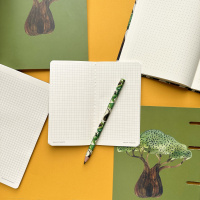 Записная книжка А6  30л. картон, мягк.пер. "Flora. Сказочный лес" кл.