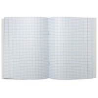 Тетрадь А5  96л   кл., бумвинил,  Синий, белизна 98%