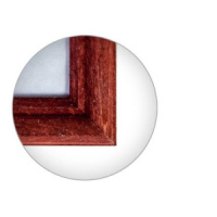 Фоторамка дерево 35*50см. 1702 (Красная)