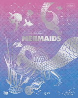 Тетрадь А5 48л кл. Hatber "Русалочки", фольгир., 5диз.в блоке, белизна 98%