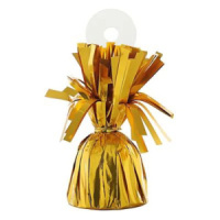 Грузик д/шара  170гр Конус золотой