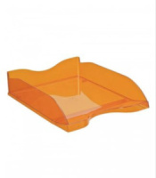 Лоток д\бумаг гориз. СТАММ ЛЮКС тонированный оранжевый МАНГО