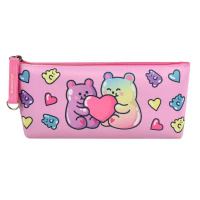 Пенал-косметичка (210*80*35) молния, микрофибра "Мишки"