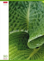 Тетрадь А4  80л кл. скоба Hatber "Природа в каждом из нас"