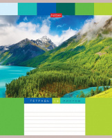 Тетрадь А5 18л кл. Hatber "Яркие пейзажи" 5 диз.в блоке, белизна 98%