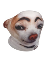 Игрушка антистресс 23см "Собака с бровями"