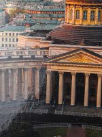 Блокнот А5 7БЦ  80л "Красивая архитектура - 7" клетка, глянц.лам.