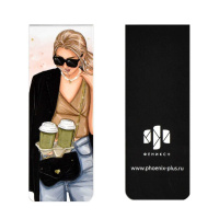 Набор закладок магнитных  2шт., "Городской шик" 30*80мм