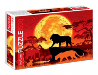 Пазлы 1500 элементов  670*480мм.  "Полнолуние. Саванна"