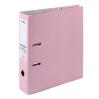 Регистратор А4  75мм PVC, Classic Lite. Pastel, персиковый, карман