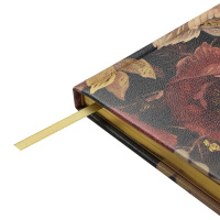 Ежедневник недат. А5+ 120л., тв.обл., иск.кожа "Flora. Lush Bouquet" ляссе