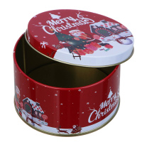 Шкатулка новогодняя 7см , металл, 6 дизайнов