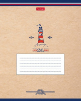 Тетрадь А5 18л кл. Hatber "Морская регата", белизна 98%