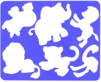 Трафарет "Весёлые зверята"