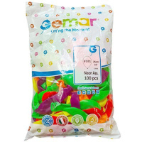 Шар Неон ассорти 10" 100 шт. в уп.