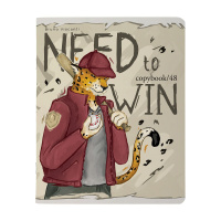 Тетрадь А5 48л кл. BV "На спорте" мат.лам., бел.100%