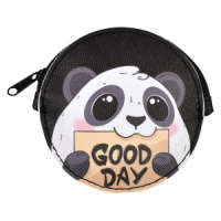 Кошелек для банкнот и монет Феникс+ "Панда" 9*9см, кожзам., молния