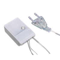 Гирлянда электрическая 10м 120LED светодиодная, прозарчный шнур, вьюн 220В, розовый цвет