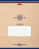 Тетрадь А5 18л кл. Hatber "Морская регата", белизна 98%