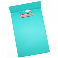 Клипборд А4, с ручкой, бирюзовый