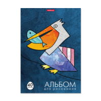 Альбом А4 40л клеевой кор. "Birds"