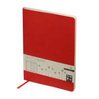 Скетчбук 179*250мм  80л., сшивка, 100гр/м2, "Sketch and Art. Красный"