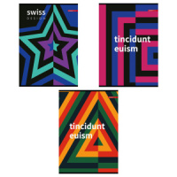 Тетрадь А4  80л кл. скоба Полиграф-Принт "Геометрия цвета" УФ-лак, белизна 100%